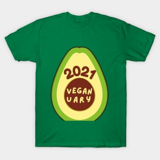 Veganuary avocado T-Shirt